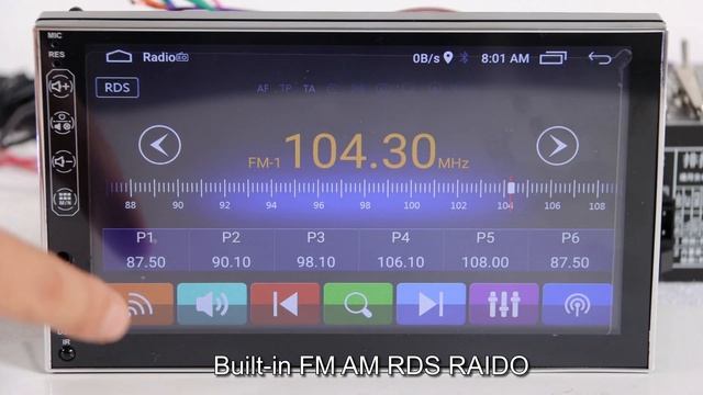 double din android car stereo factory wholesale android 10.1 bluetooth 5.0 optional wireless carpla смотреть онлайн