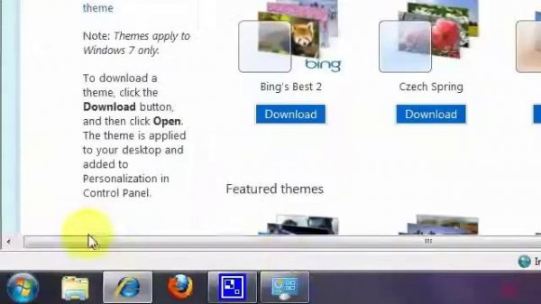 Download Official Windows 7 Themes for Windows 7 from Microsoft Personalization Gallery
