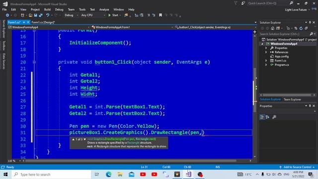 c# DrawRectangle.pictureBox.CreateGraphics(); смотреть онлайн