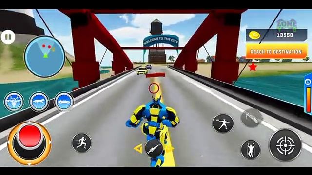 Wild Fox Robot Transform: Jet Car Robot Transform Rescue And Destroy Mission - Android Gameplay смотреть онлайн