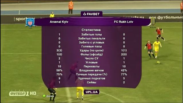 УПЛ | 3-тур | Арсенал (Киев) vs Рух (Львов) смотреть онлайн
