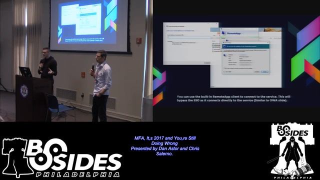 BSidesPhilly cg02 MFA Its 2017 and Youre Still Doing Wrong Presented by Dan Astor and Chris Salerno смотреть онлайн