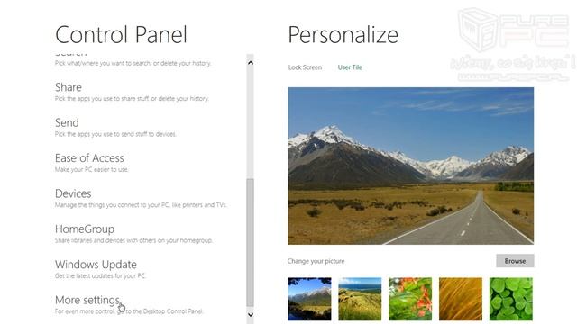 Windows 8 - Menadżer zadań, Panel sterowania, Widżety смотреть онлайн