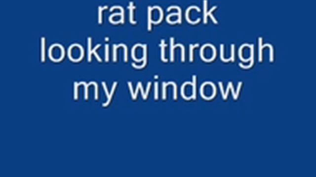rat pack looking through my window смотреть онлайн