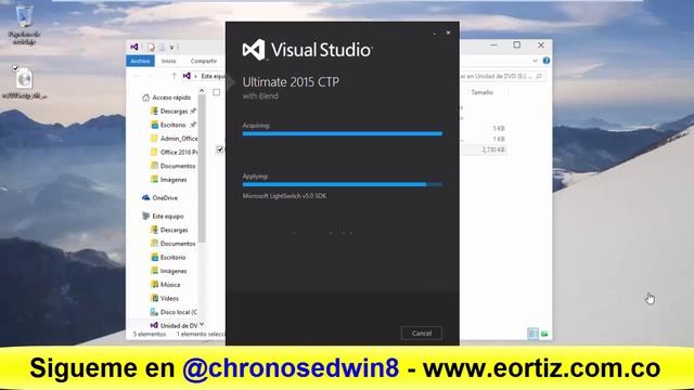 Instalación Visual Studio 2015 en Windows 10 смотреть онлайн