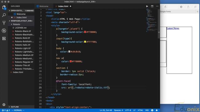 Understanding Web Fonts in HTML | Eduonix смотреть онлайн