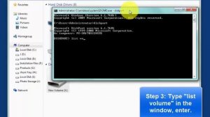 Convert raw file system to ntfs with CMD command prompt