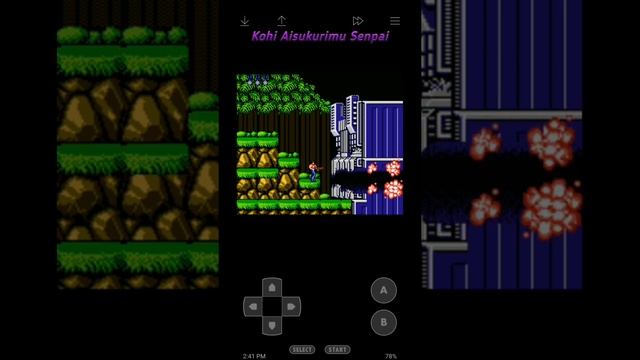 Playing Contra on Android via John NESS emulator with download links смотреть онлайн
