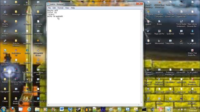 How to Make the Matrix Rain in CMD смотреть онлайн