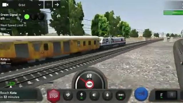 Tejas Rajdhani Express Journey: Ratlam Junction to Kota | INDIAN TRAIN SIMULATOR 🚂 смотреть онлайн