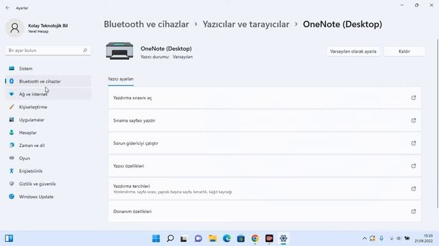 Windows 11 varsayılan yazıcı seçimi nasıl yapılır, Varsayılan Olarak Ayarla butonu yok nasıl çözülü смотреть онлайн