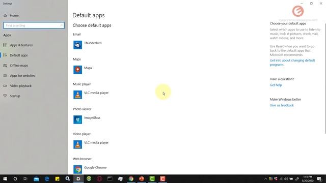How to Change Default Apps or Programs in Windows 10 смотреть онлайн