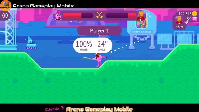 Bowmasters - Gameplay Walkthrough 138 | Tournament 2/3 (Android, iOS) смотреть онлайн