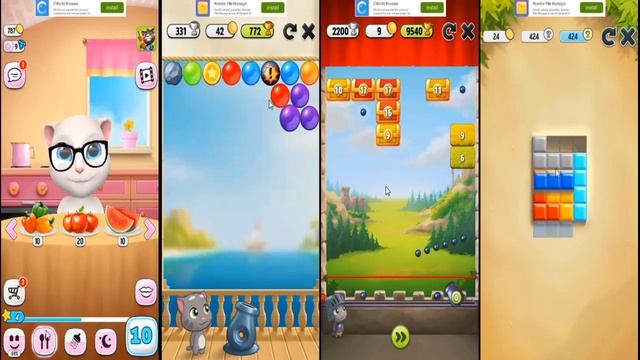 2 TALKING ANGELA VS 2 MY TALKING TOM - BEST KIDS GAME 2018 FOR YOU