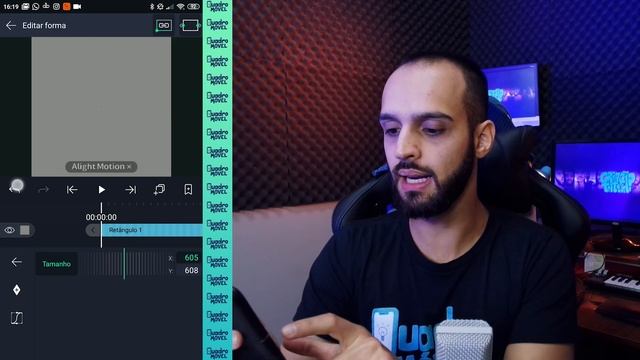 MOTION DESIGN COM CELULAR, PROFISSA! After Effects pra Celular ? ( Animação, vinheta, intro) смотреть онлайн
