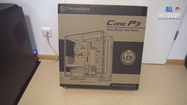 Открытый корпус ПК Thermaltake Core P3 ATX для моддинга. смотреть онлайн