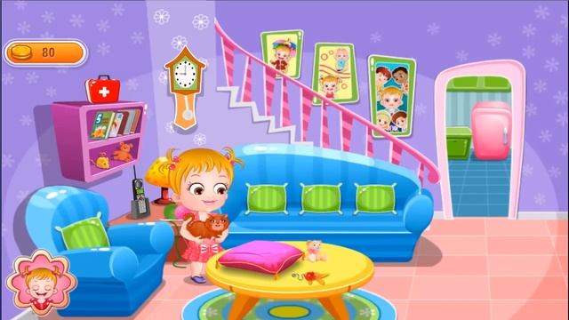 Baby Hazel Fluffy Cat - Help Baby Hazel to Take Care of Her New Pet смотреть онлайн