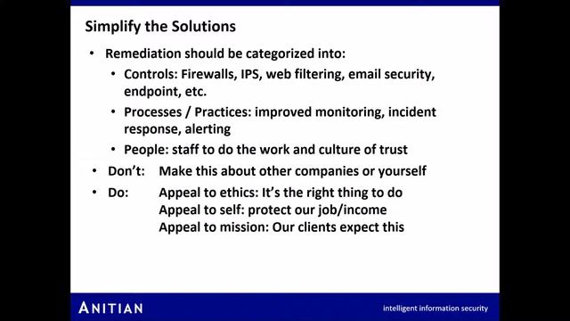 Don't Become a Target: Selling Risk Management to Skeptical Leadership - Webinar | Anitian смотреть онлайн