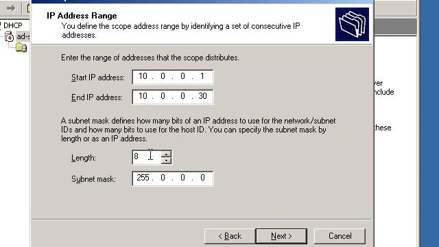 Configure DHCP in Windows 2003 Server смотреть онлайн