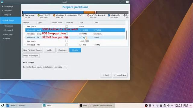 Windows 10 & Linux KDE Neon Dual Boot Install смотреть онлайн