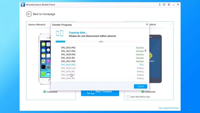 How To Transfer Data From Phone To Phone With One Click - iOS, Android & WindowsPhone смотреть онлайн