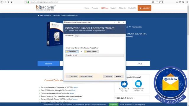 Zimbra Export To EML | Zimbra Mail Converter | смотреть онлайн