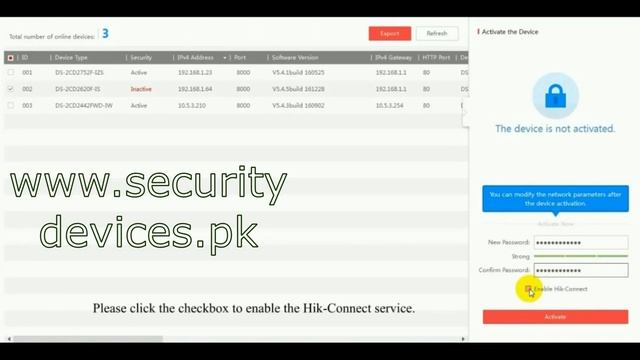 How to Activate Device and enable Hik Connect Service via SADP Tools |cctv camera installation |sad смотреть онлайн