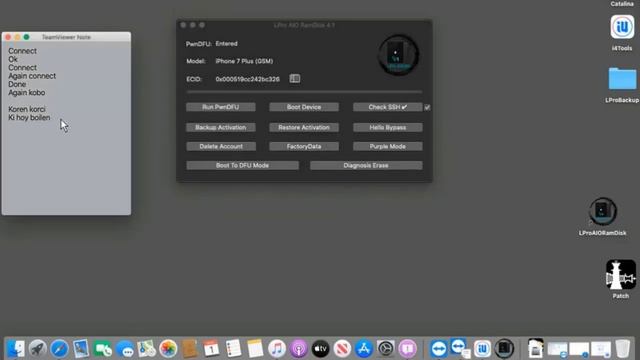iPhone 7 Plus IOS Ver 15.6 II Passcode Devise Bypass II By Lpro Aio Ramdisk 4.1 смотреть онлайн