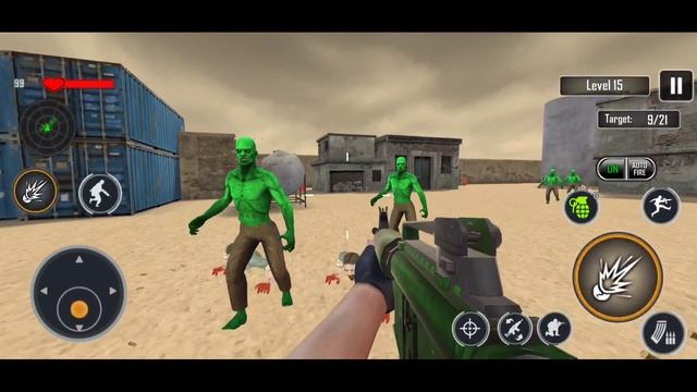 Zombie Hunter FPS shooting game - call of strike game - fps zombie game - Android gameplay смотреть онлайн