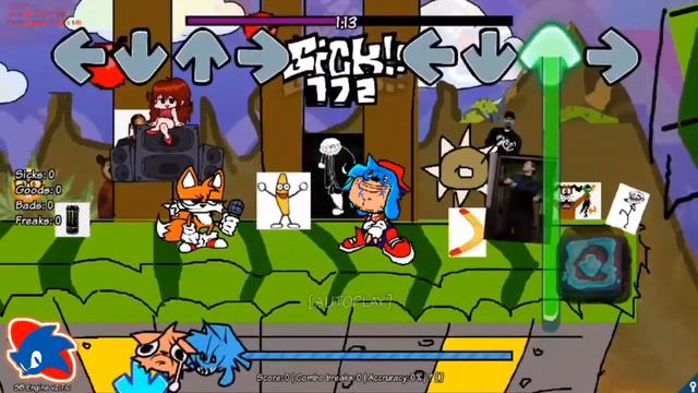FNF VS SPIRITS OF HELL: ALLIANCE BUT CRINGE ANDROID | SONIC RACER YT смотреть онлайн