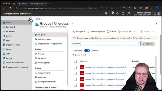 Windows Autopatch Enrollment in Microsoft Intune смотреть онлайн