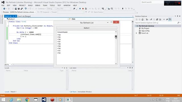 No Refresh Listview | VB.NET смотреть онлайн