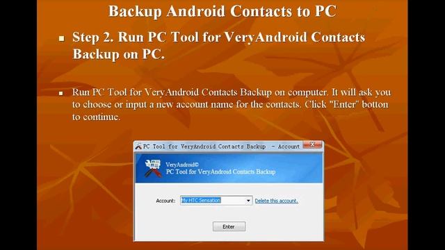 Directly backup android contacts on PC смотреть онлайн