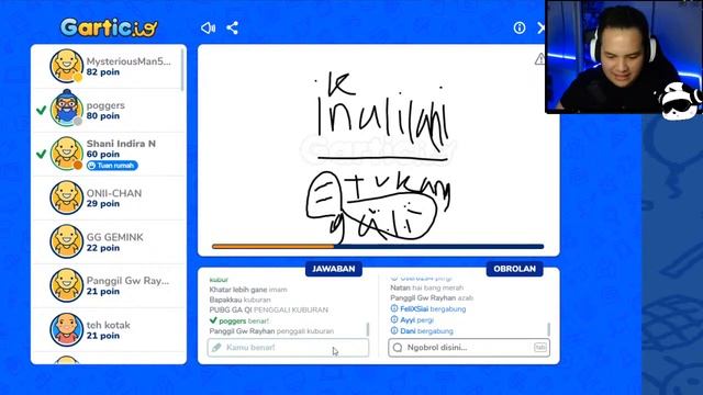 [🐼 LIVE ] MENGGAMBAR BERSAMA BAPAK DODI | Gartic.io Indonesia Live Streaming смотреть онлайн