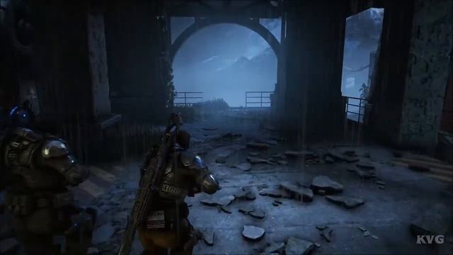 Gears of War 4 - Walkthrough - Part 19 - Act 4 | Powerless (PC HD) [1080p60FPS] смотреть онлайн