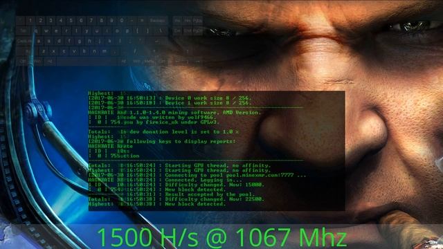 X2 Sapphire R9 290 Monero XMR mining @ 1500 H/s смотреть онлайн