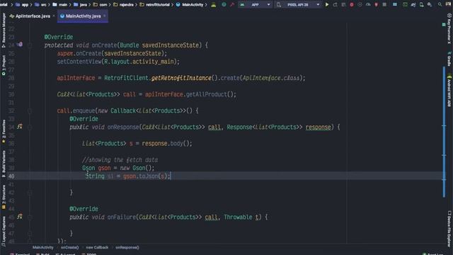Retrofit Part 2: Make api call for fetching data смотреть онлайн