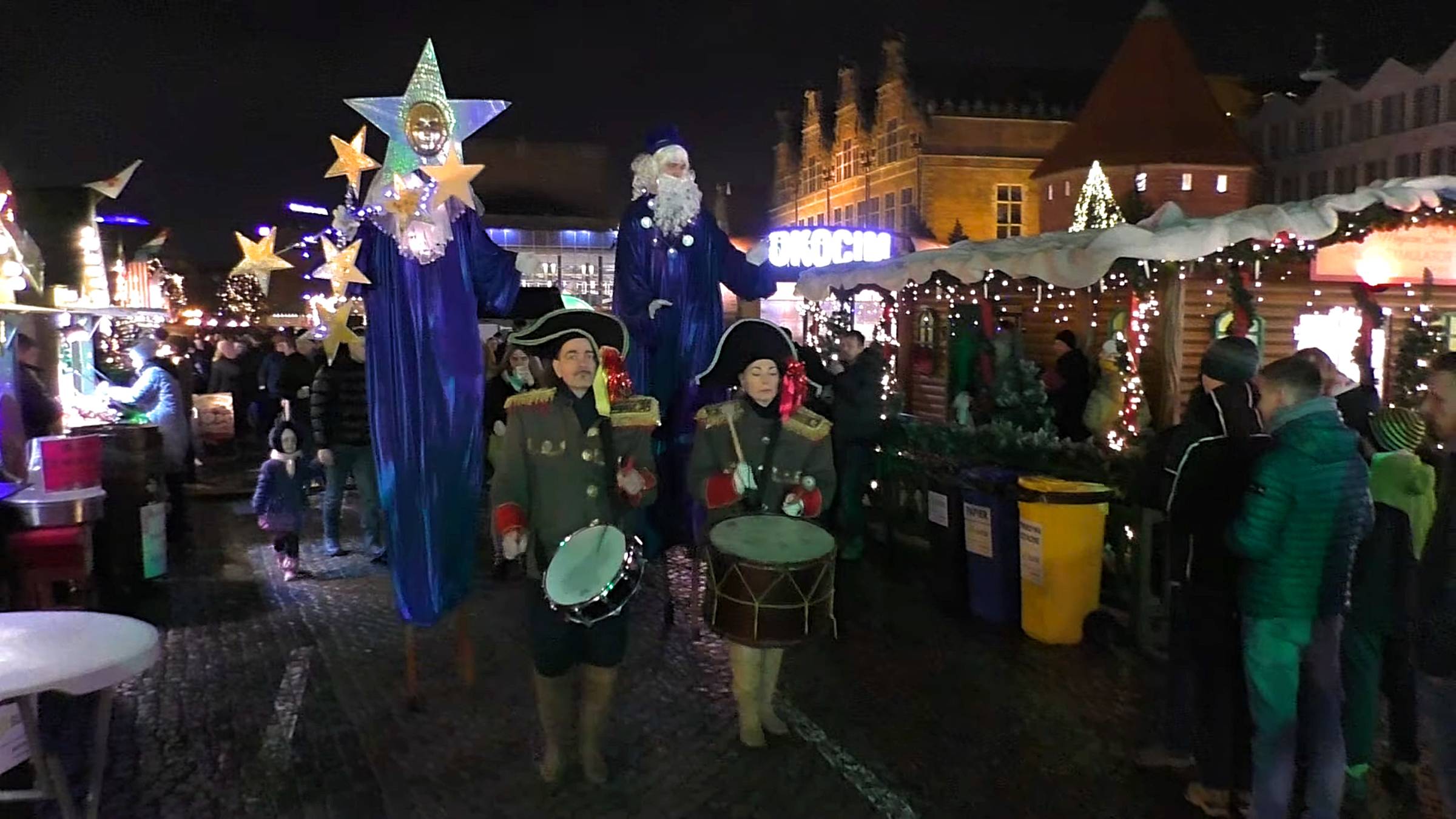 Город Гданьск (Польша) Рождественская Ярмарка смотреть онлайн