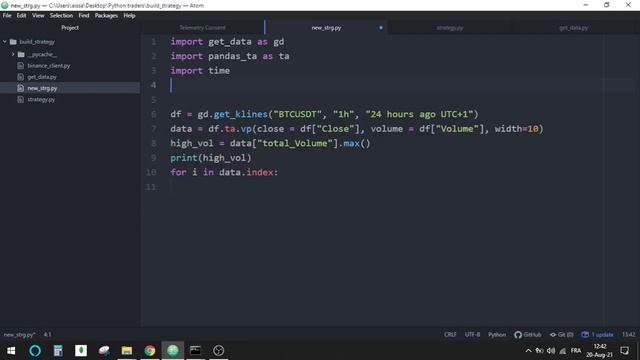 الفوليوم بروفايل pandas_ta سحب البيانات من بايننس و التعامل معها بواسطة смотреть онлайн