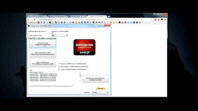 Résoudre problemes update ATI Catalyst bandes noires смотреть онлайн