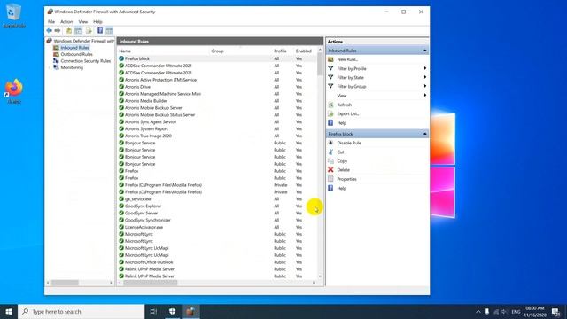 Block App with Windows 10 Firewall смотреть онлайн