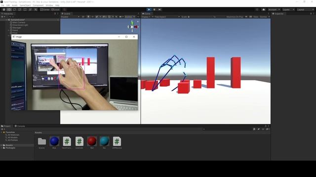 [ Unity & MediaPipe ] Real Time Hand Tracking Interaction смотреть онлайн