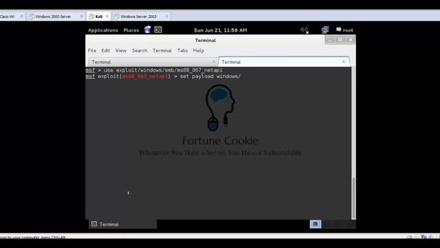 Keylogger on Windows Server 2003 (Ethack 2/2) смотреть онлайн