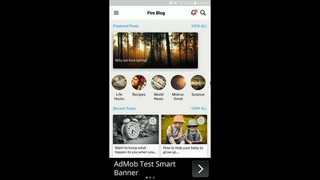 Fire Blog | Android Blog or News App Source Code with Firebase Back-end смотреть онлайн