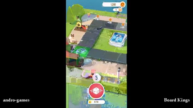 Board Kings (by Jelly Button Games) - dice board game for Android and iOS - gameplay. смотреть онлайн