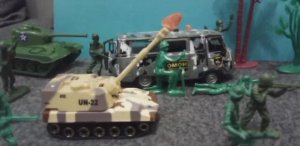 БИТВА СОЛДАТИКОВ. 2 ЧАСТЬ. Месть зелёных.