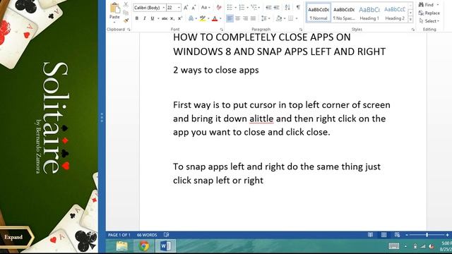 How to close BACKGROUND apps in windows 8 смотреть онлайн