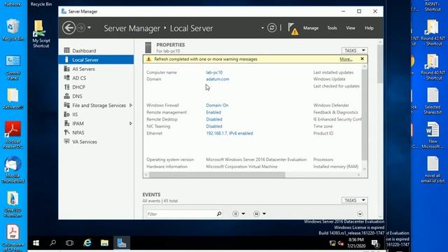 Windows Server 2016 Introduction смотреть онлайн