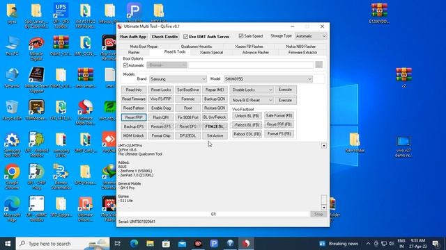 Samsung M01 SM M015G FRP Unlock One Click Android 11 UMT смотреть онлайн
