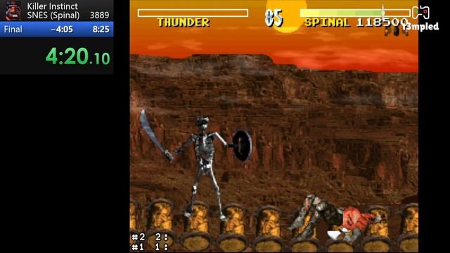 Killer Instinct SNES Emulator WR 7:48 (SPINAL) смотреть онлайн